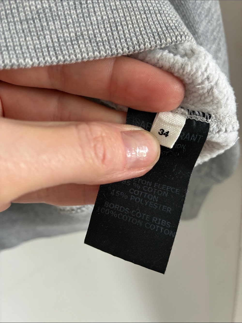 Isabel Marant Gray Crewneck Sweatshirt with Maroon Script “revolution” size 34 - Picture 5 of 6